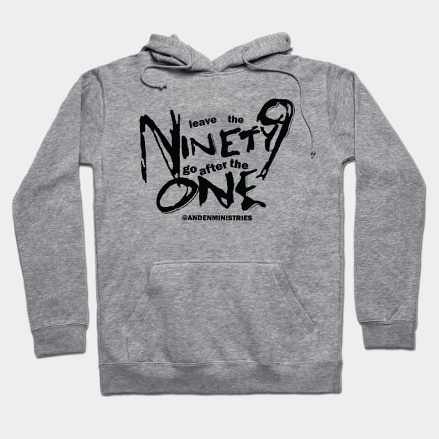 One in Ninety-Nine Design Hoodie by BaldmanStudios